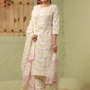 Simple Indian White Dress Suit