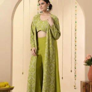 Light Green Sarashwati Indian Dress Suit